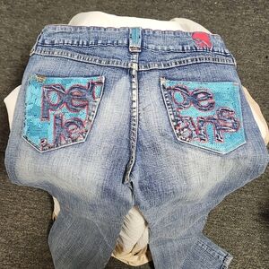 Pepe Jeans Women's Blue Denim with Colorful Pockets